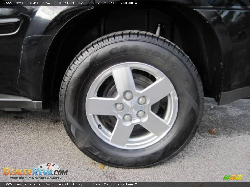 2005 Chevrolet Equinox LS AWD Black / Light Gray Photo #9