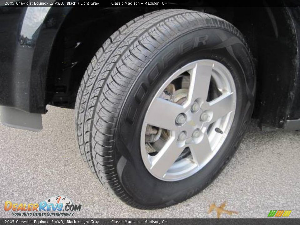 2005 Chevrolet Equinox LS AWD Black / Light Gray Photo #12