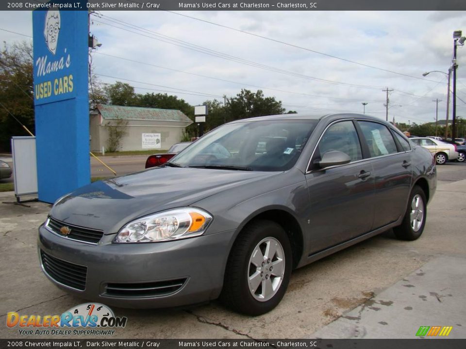 2008 Chevrolet Impala LT Dark Silver Metallic / Gray Photo #4