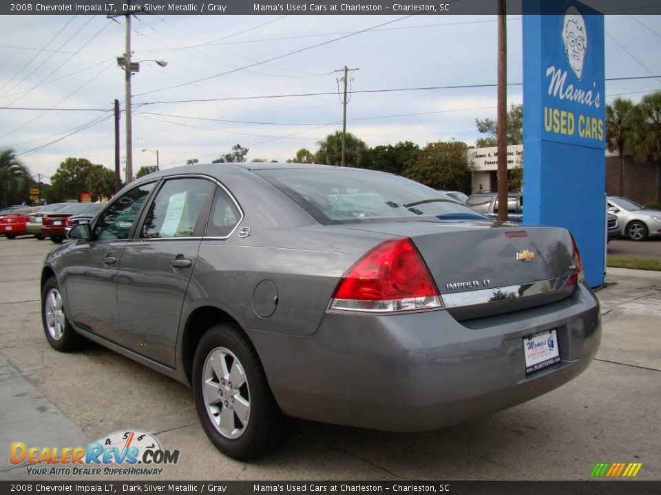 2008 Chevrolet Impala LT Dark Silver Metallic / Gray Photo #6
