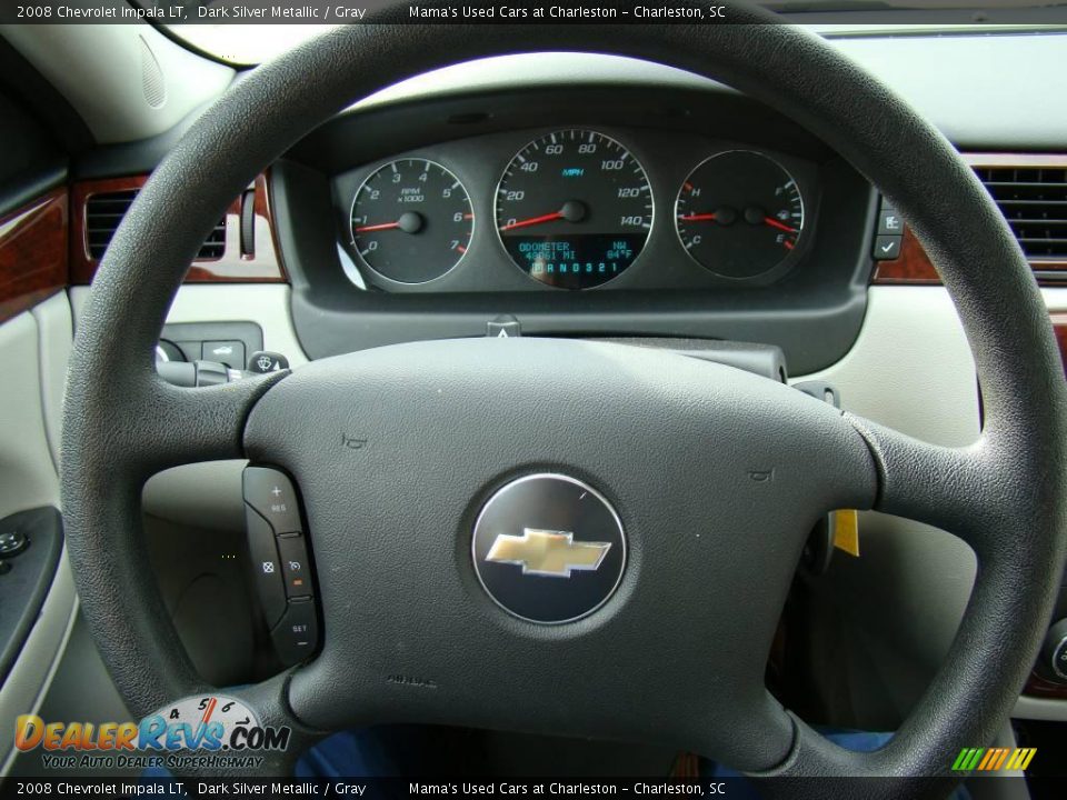 2008 Chevrolet Impala LT Dark Silver Metallic / Gray Photo #21