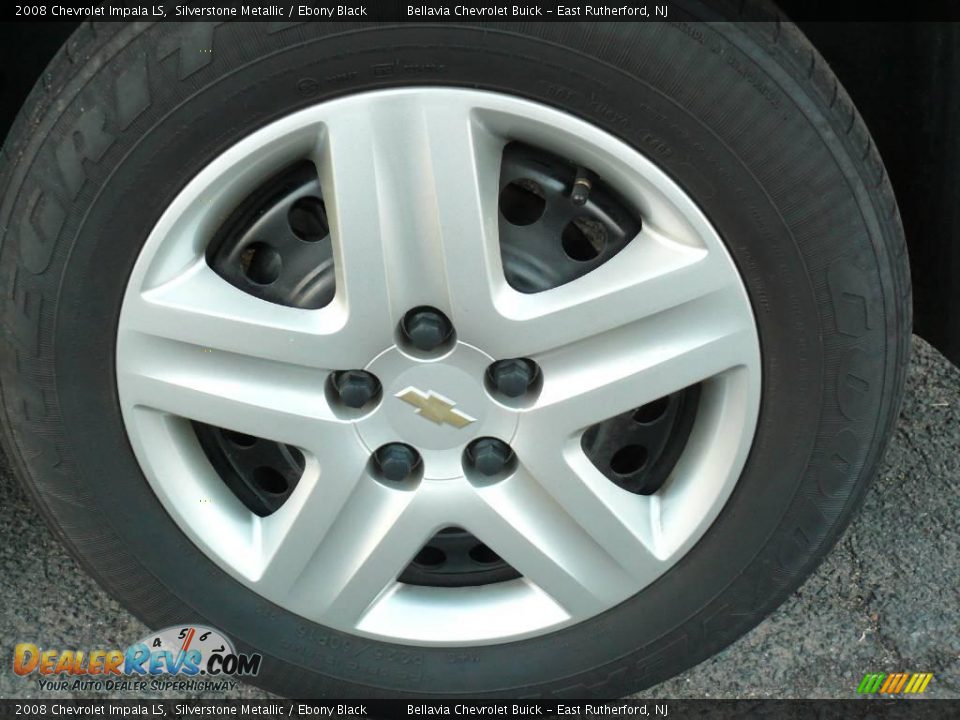 2008 Chevrolet Impala LS Silverstone Metallic / Ebony Black Photo #14