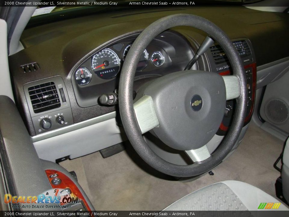 2008 Chevrolet Uplander LS Silverstone Metallic / Medium Gray Photo #9