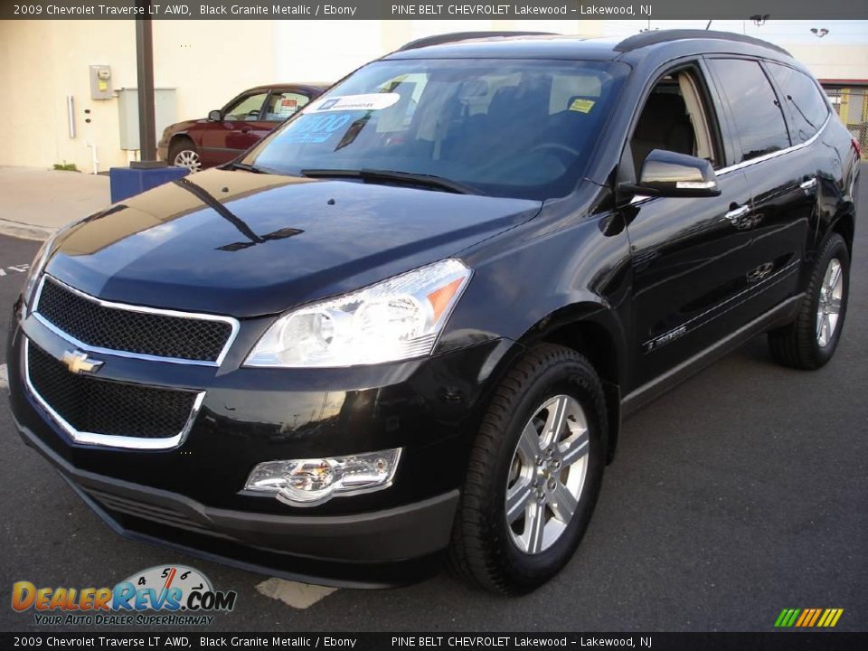 2009 Chevrolet Traverse LT AWD Black Granite Metallic / Ebony Photo #1