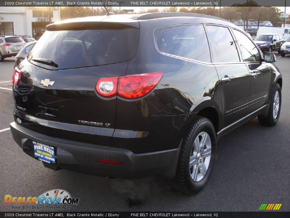 2009 Chevrolet Traverse LT AWD Black Granite Metallic / Ebony Photo #4
