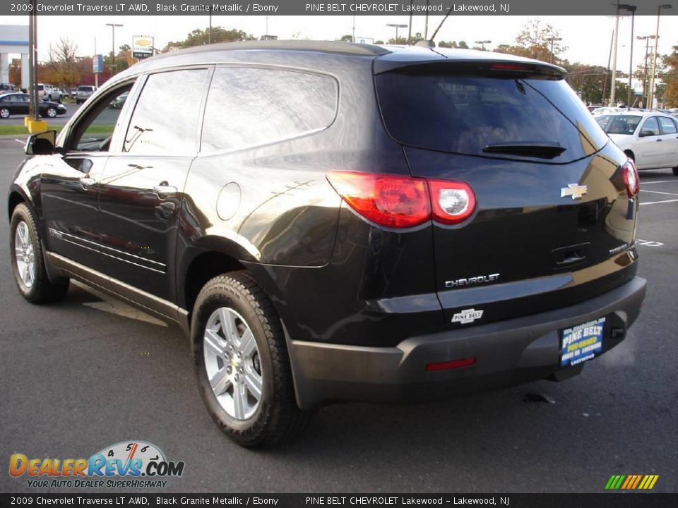 2009 Chevrolet Traverse LT AWD Black Granite Metallic / Ebony Photo #5