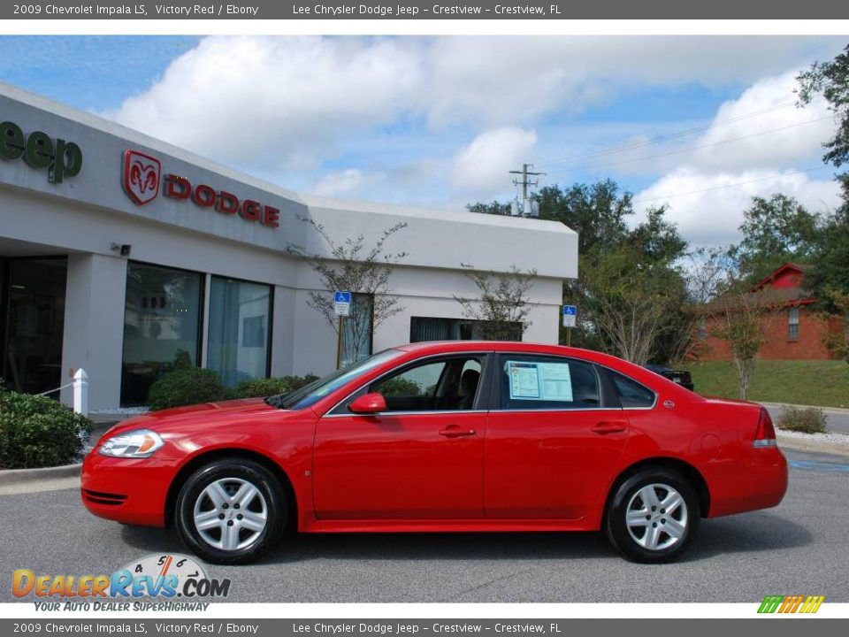 2009 Chevrolet Impala LS Victory Red / Ebony Photo #2