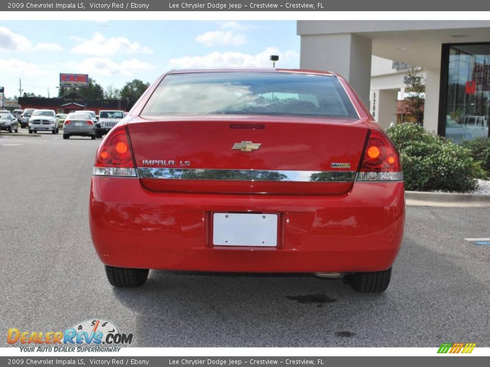 2009 Chevrolet Impala LS Victory Red / Ebony Photo #4