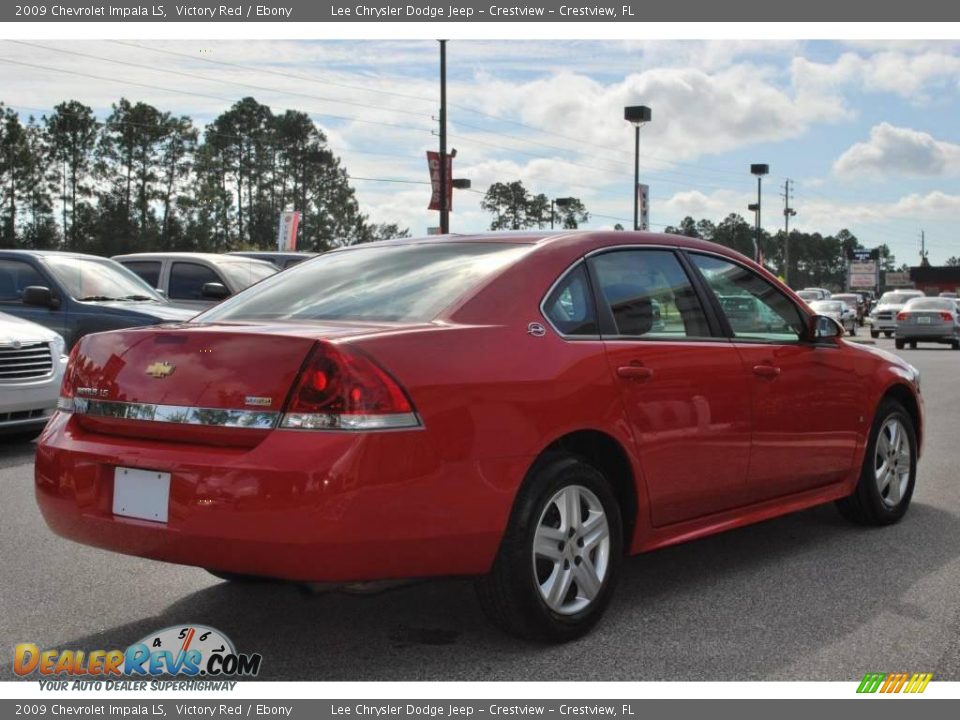 2009 Chevrolet Impala LS Victory Red / Ebony Photo #5