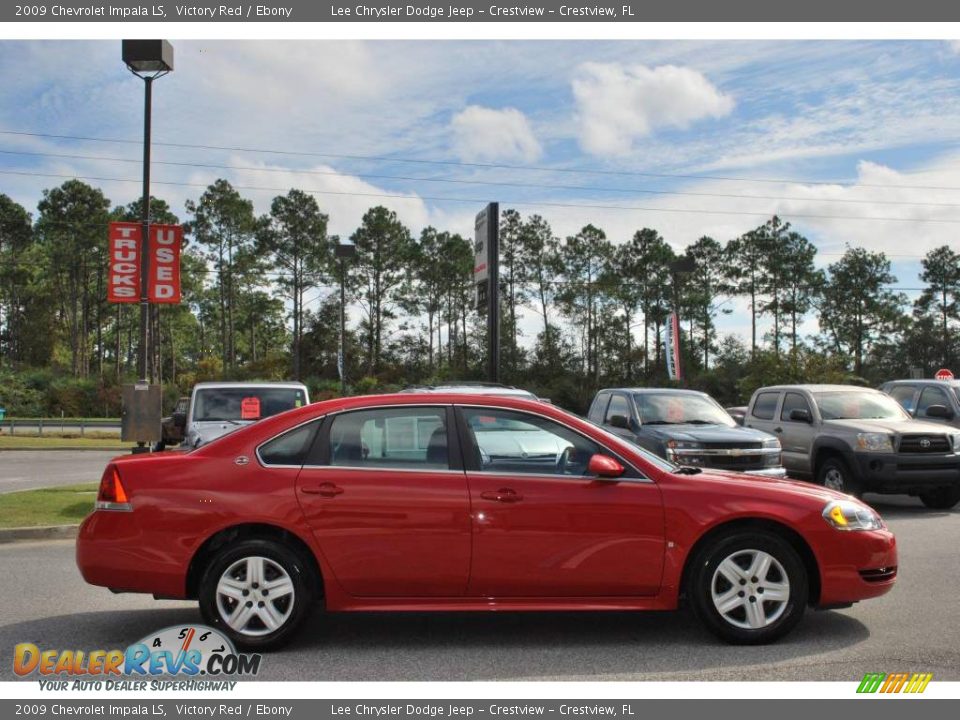2009 Chevrolet Impala LS Victory Red / Ebony Photo #6