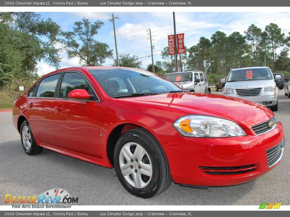 2009 Chevrolet Impala LS Victory Red / Ebony Photo #7