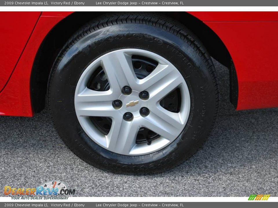 2009 Chevrolet Impala LS Victory Red / Ebony Photo #11