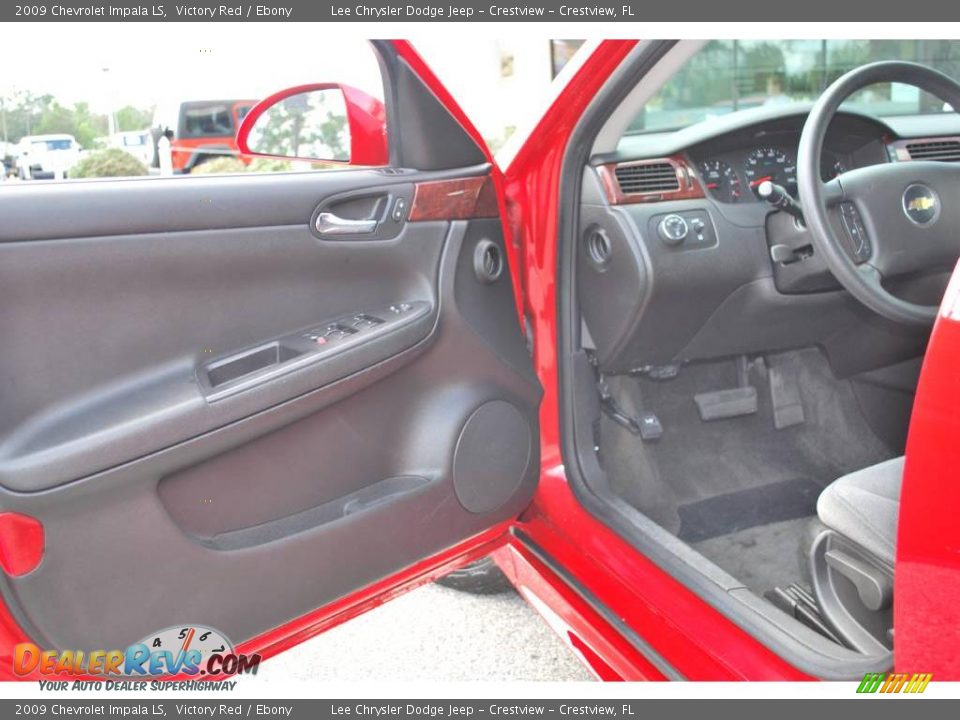 2009 Chevrolet Impala LS Victory Red / Ebony Photo #13