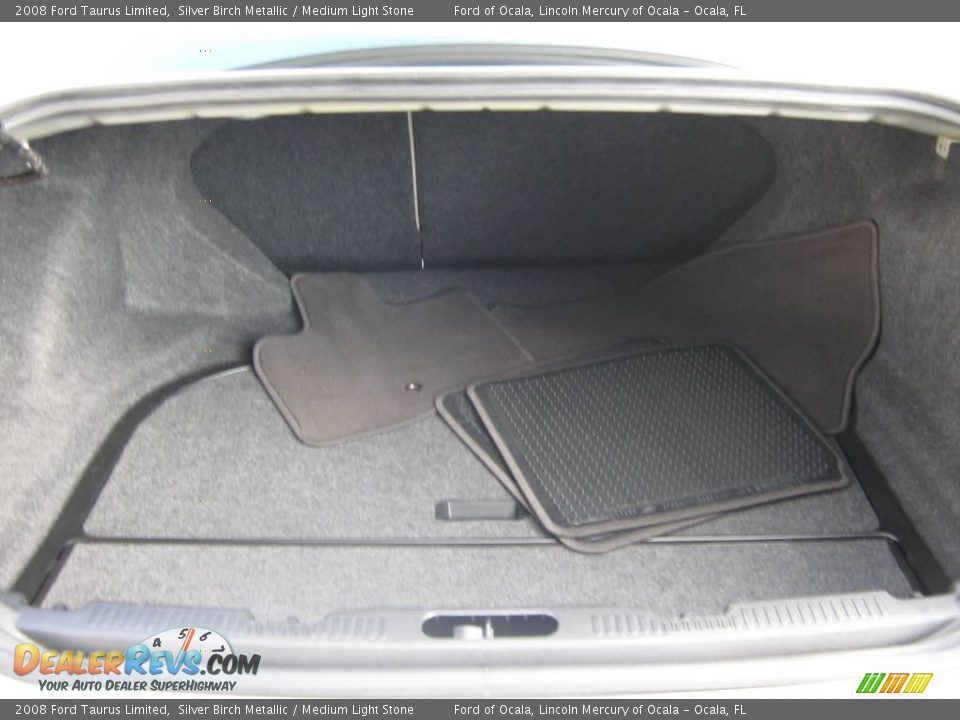 2008 Ford Taurus Limited Silver Birch Metallic / Medium Light Stone Photo #25