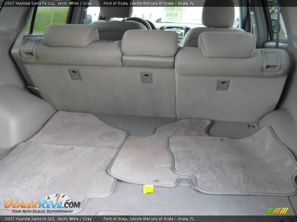 2007 Hyundai Santa Fe GLS Arctic White / Gray Photo #24