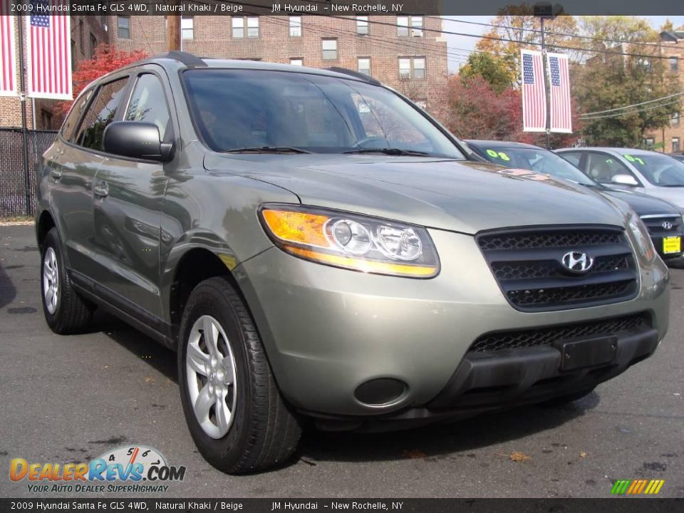 2009 Hyundai Santa Fe GLS 4WD Natural Khaki / Beige Photo #1