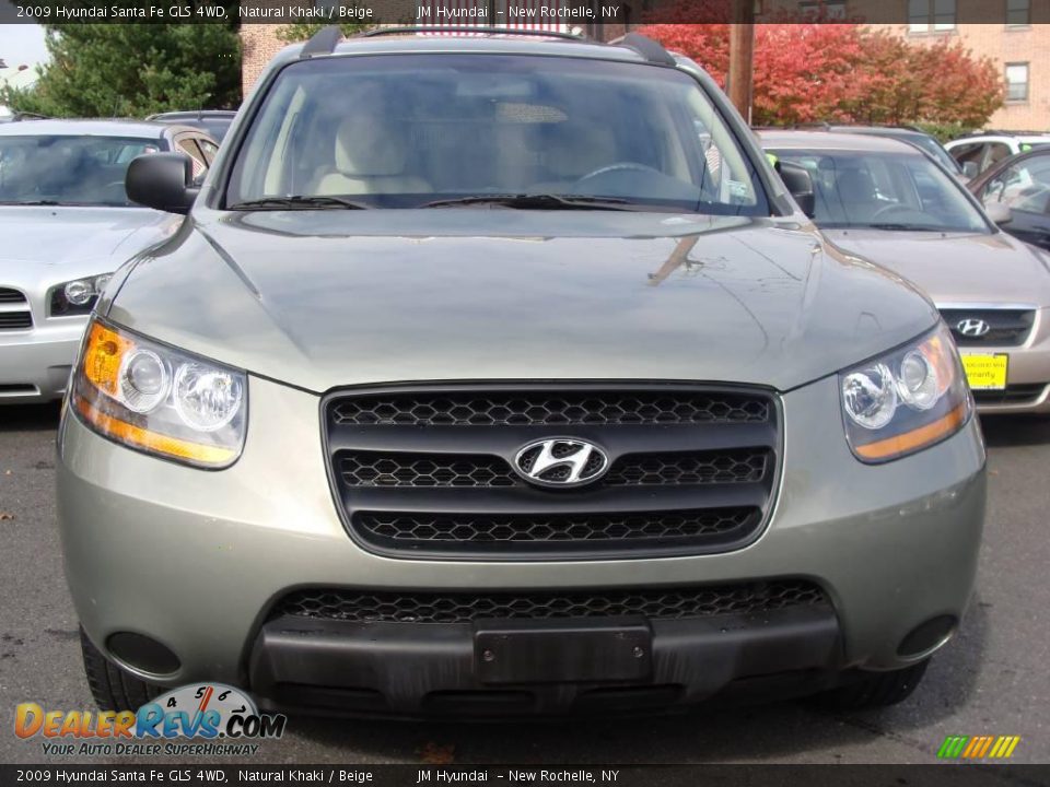 2009 Hyundai Santa Fe GLS 4WD Natural Khaki / Beige Photo #2