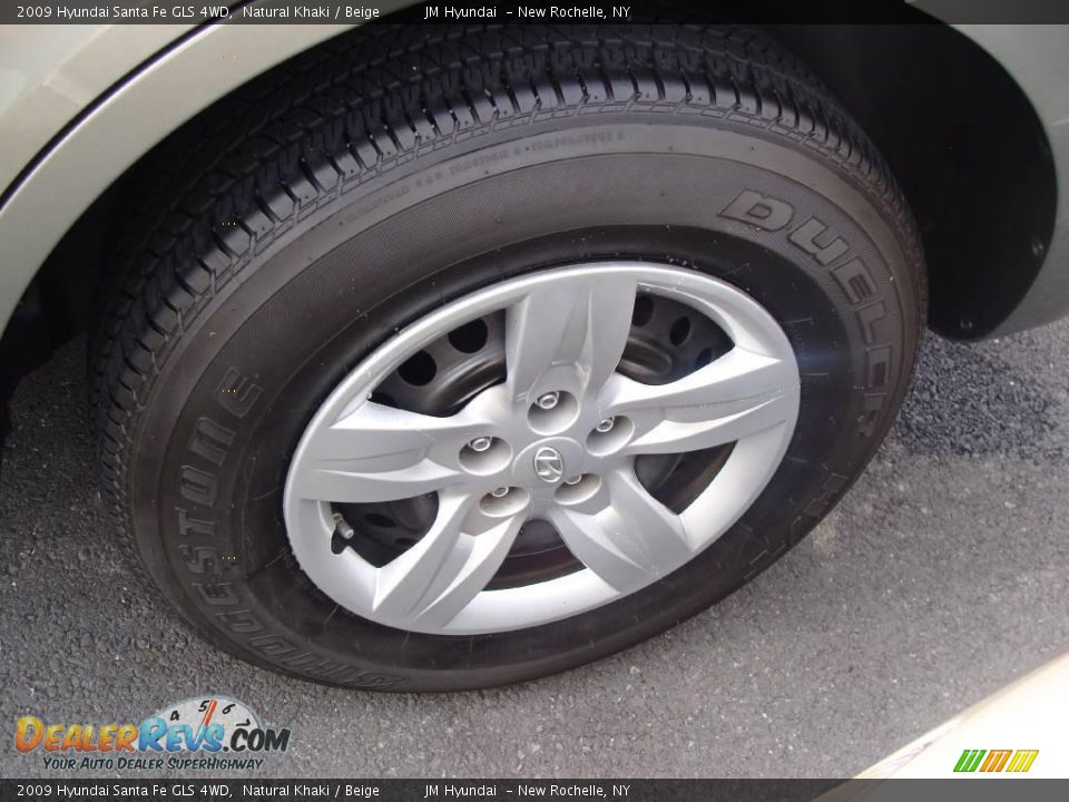 2009 Hyundai Santa Fe GLS 4WD Natural Khaki / Beige Photo #9