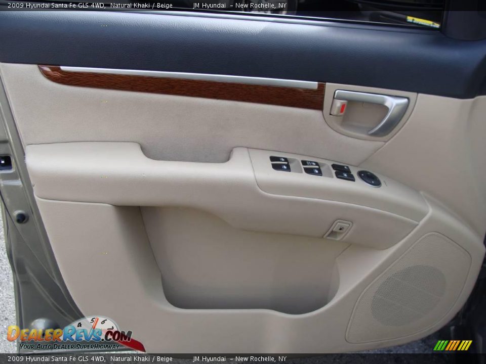 2009 Hyundai Santa Fe GLS 4WD Natural Khaki / Beige Photo #11