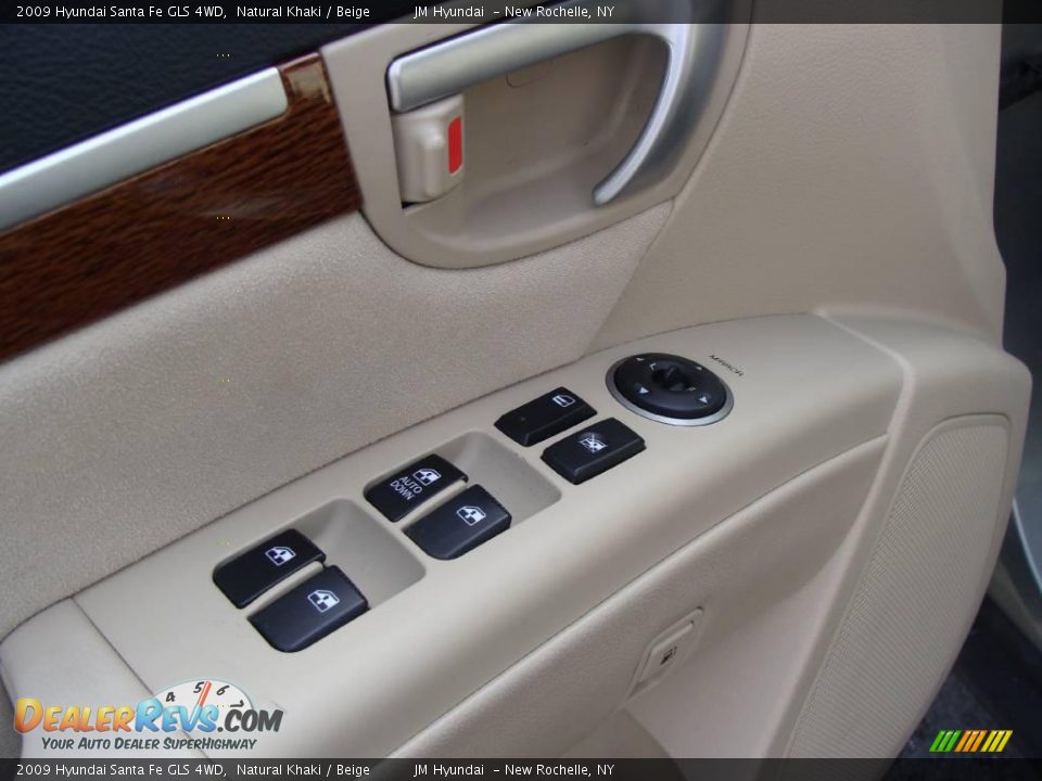 2009 Hyundai Santa Fe GLS 4WD Natural Khaki / Beige Photo #12