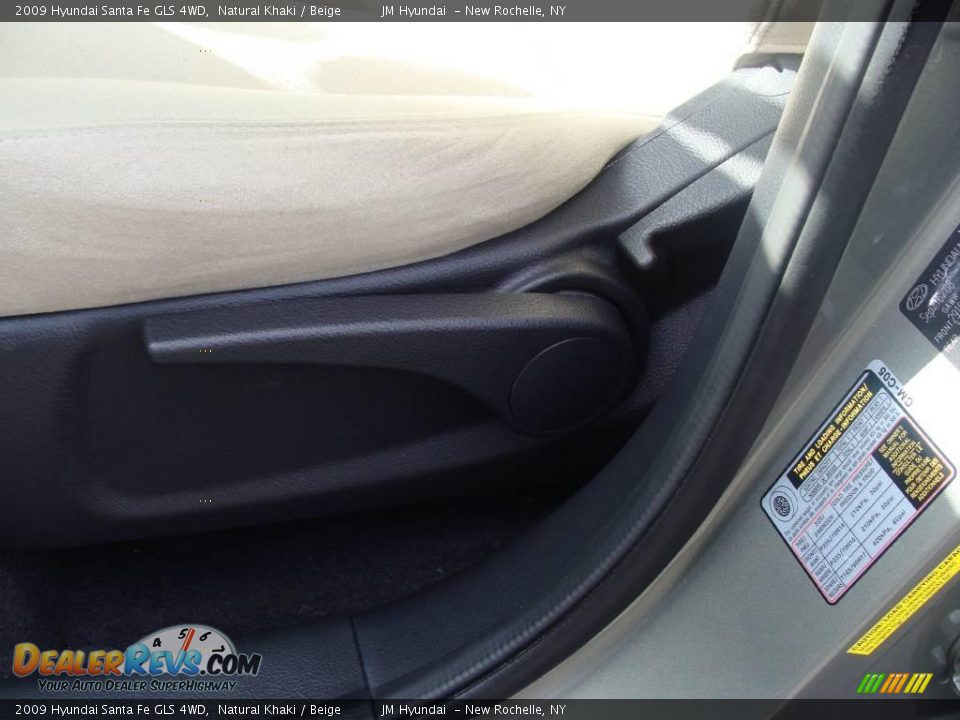 2009 Hyundai Santa Fe GLS 4WD Natural Khaki / Beige Photo #14