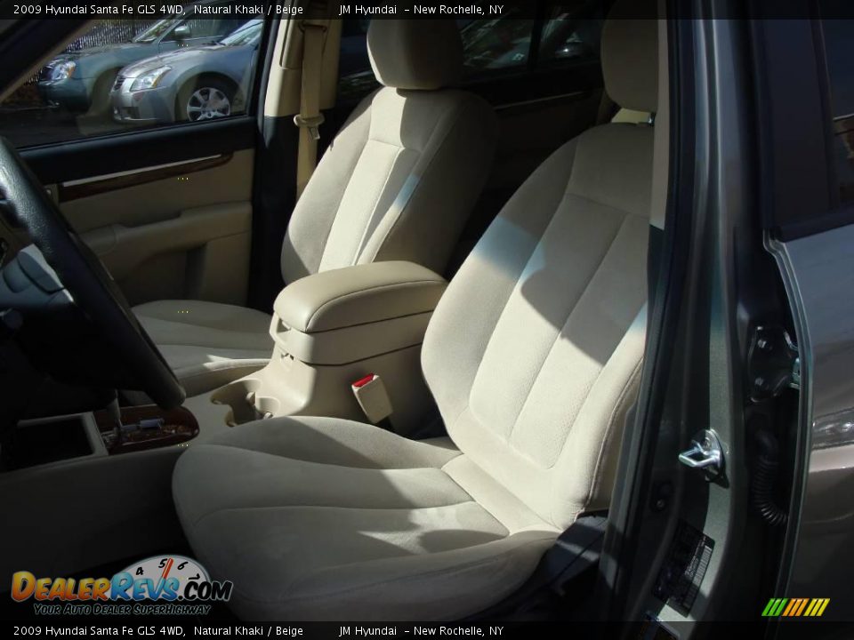 2009 Hyundai Santa Fe GLS 4WD Natural Khaki / Beige Photo #15
