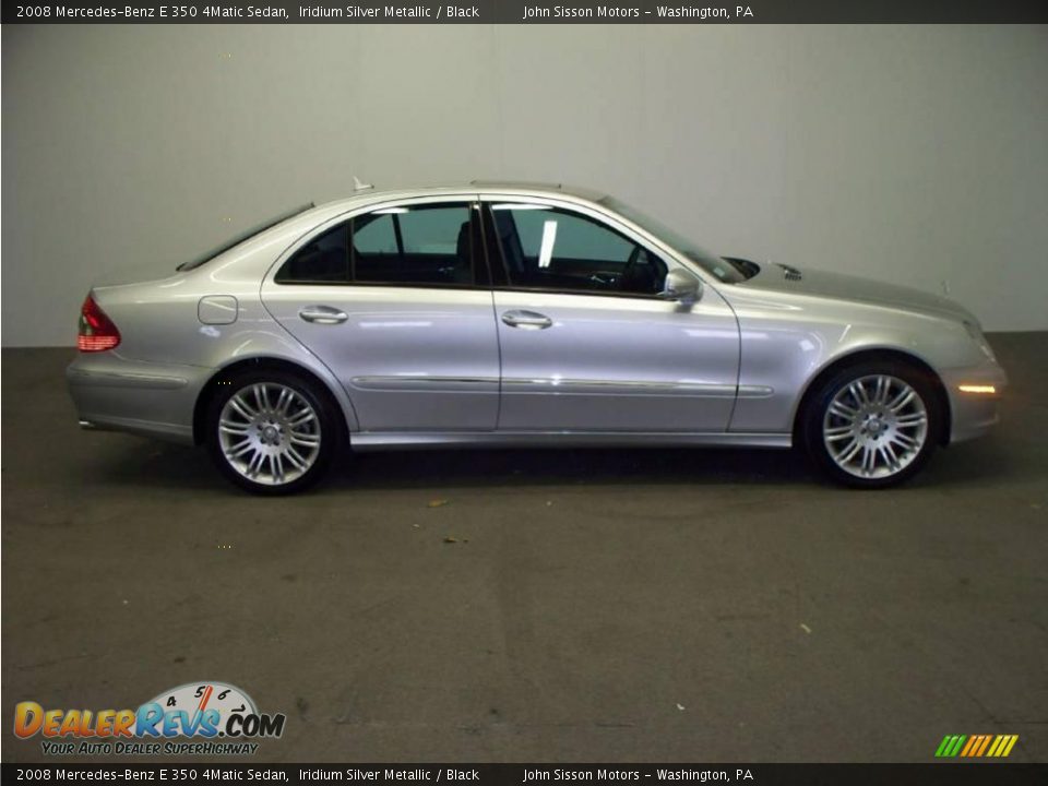 2008 Mercedes-Benz E 350 4Matic Sedan Iridium Silver Metallic / Black Photo #5