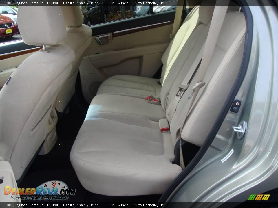2009 Hyundai Santa Fe GLS 4WD Natural Khaki / Beige Photo #18