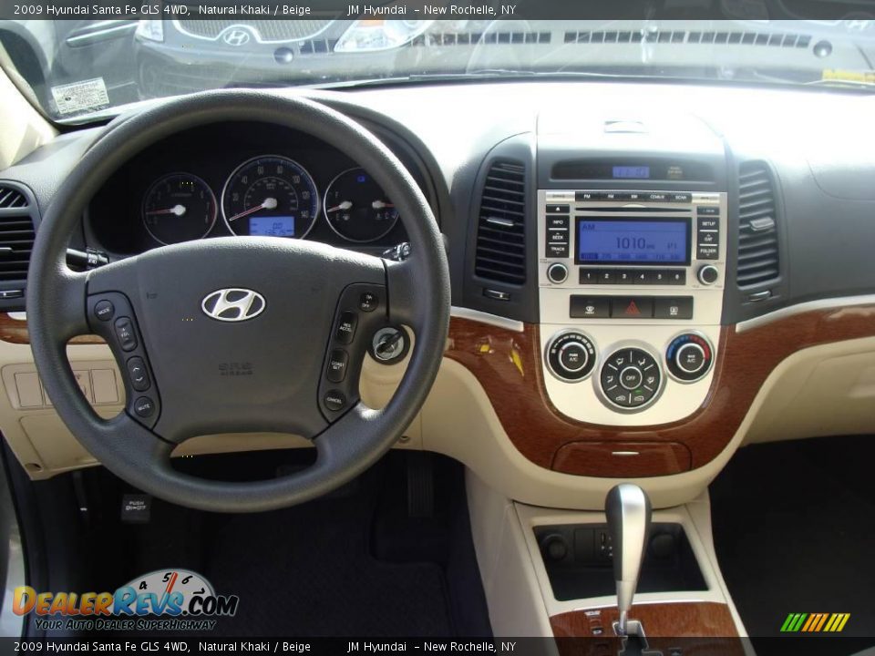 2009 Hyundai Santa Fe GLS 4WD Natural Khaki / Beige Photo #19