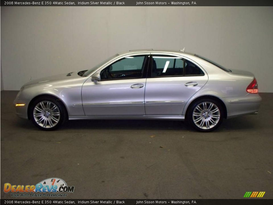 2008 Mercedes-Benz E 350 4Matic Sedan Iridium Silver Metallic / Black Photo #6