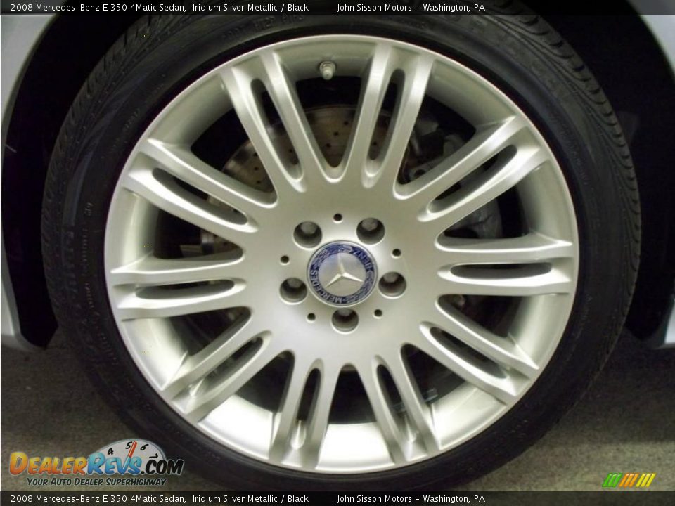2008 Mercedes-Benz E 350 4Matic Sedan Iridium Silver Metallic / Black Photo #8