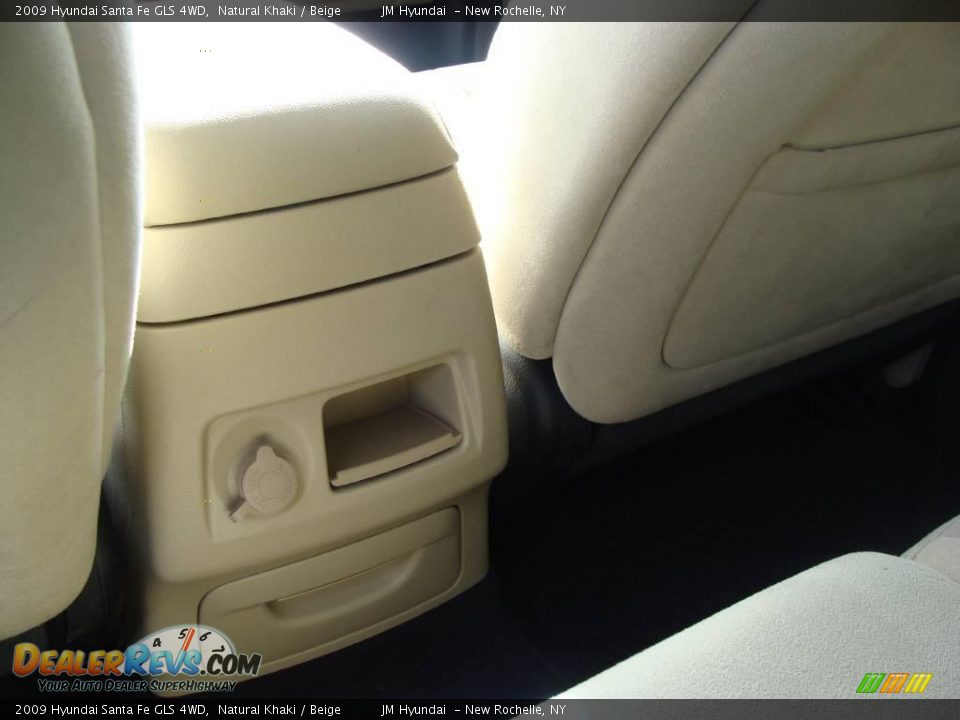 2009 Hyundai Santa Fe GLS 4WD Natural Khaki / Beige Photo #23