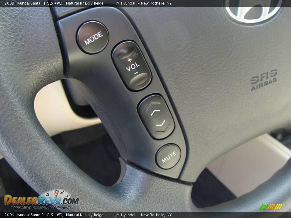 2009 Hyundai Santa Fe GLS 4WD Natural Khaki / Beige Photo #24