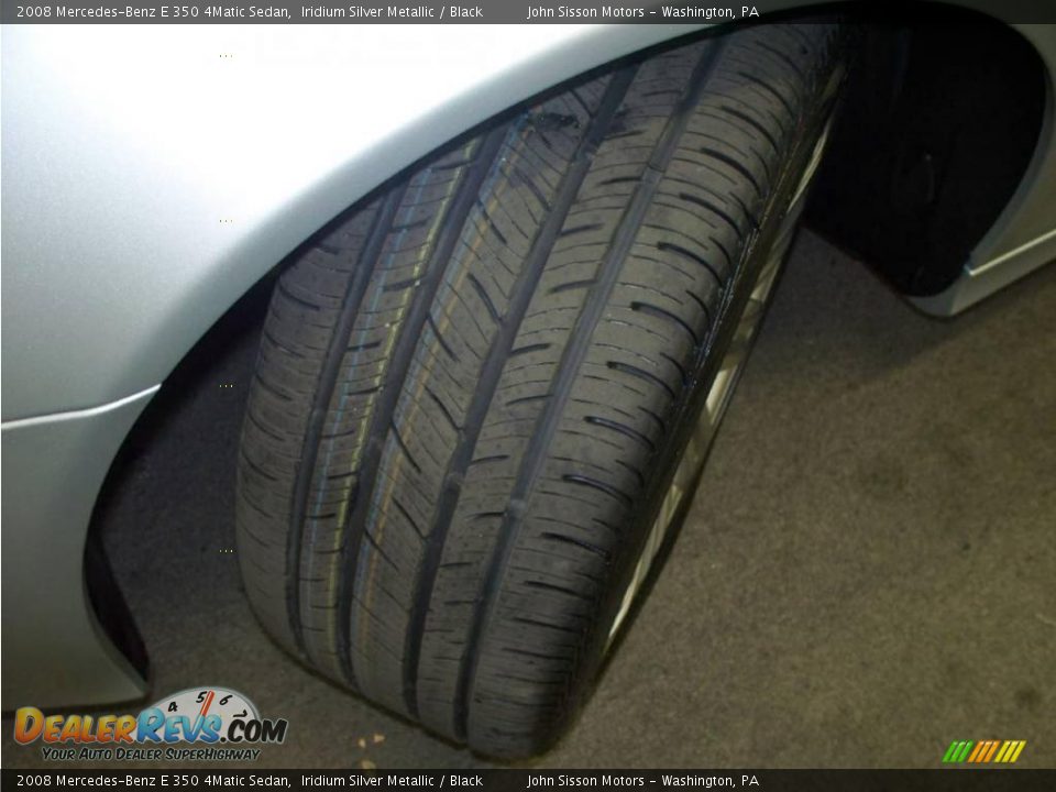 2008 Mercedes-Benz E 350 4Matic Sedan Iridium Silver Metallic / Black Photo #11
