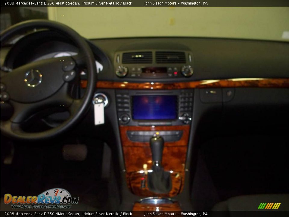 2008 Mercedes-Benz E 350 4Matic Sedan Iridium Silver Metallic / Black Photo #15