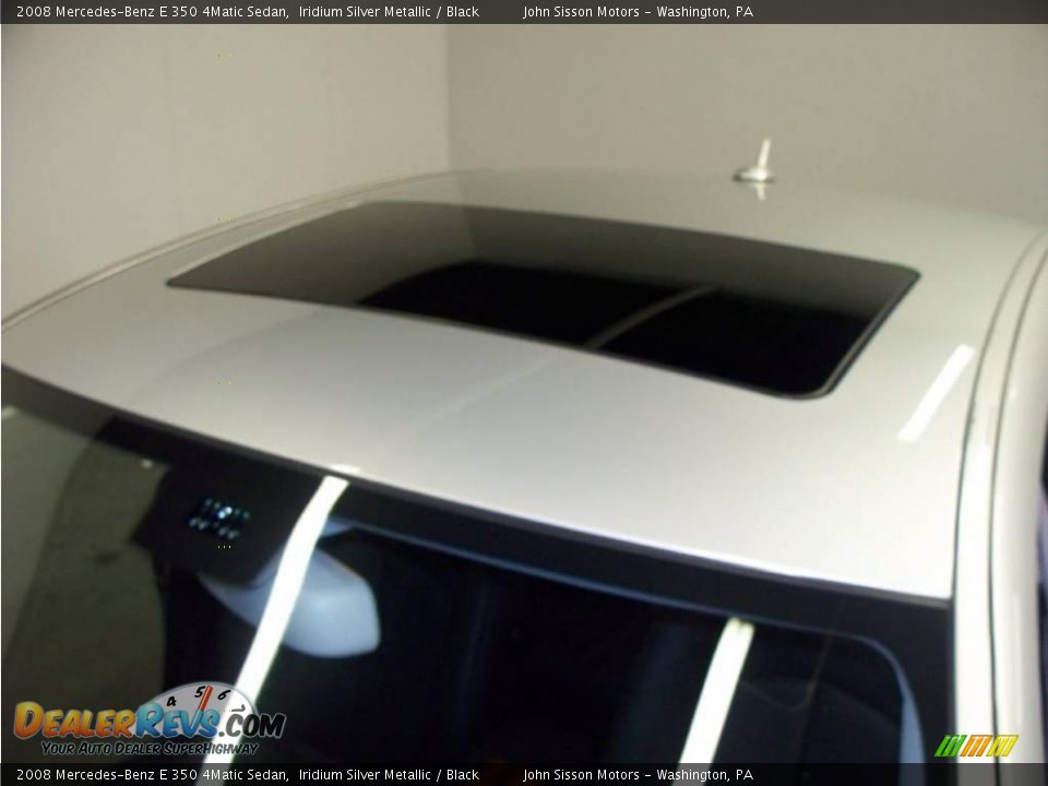 2008 Mercedes-Benz E 350 4Matic Sedan Iridium Silver Metallic / Black Photo #19
