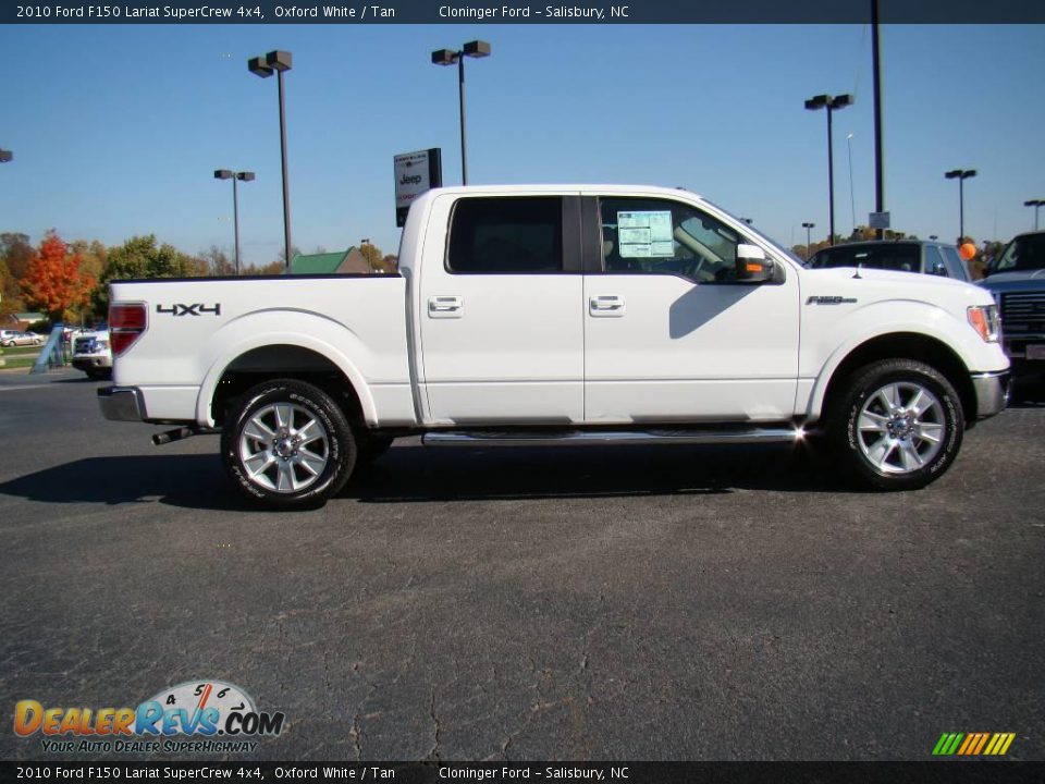 2010 Ford F150 Lariat SuperCrew 4x4 Oxford White / Tan ...