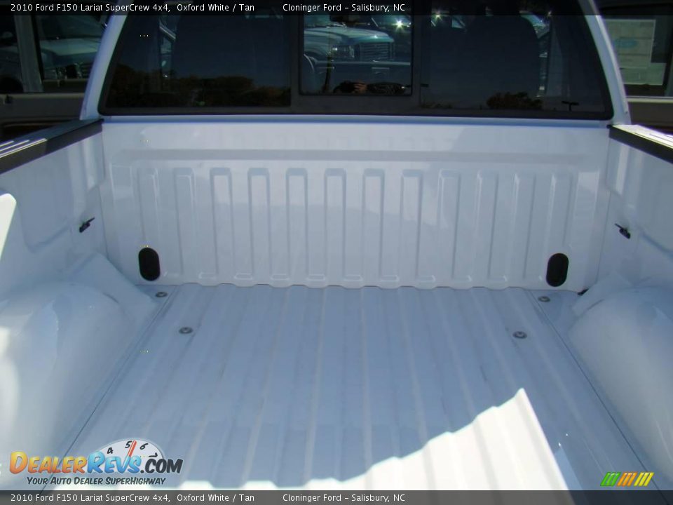 2010 Ford F150 Lariat SuperCrew 4x4 Oxford White / Tan Photo #10