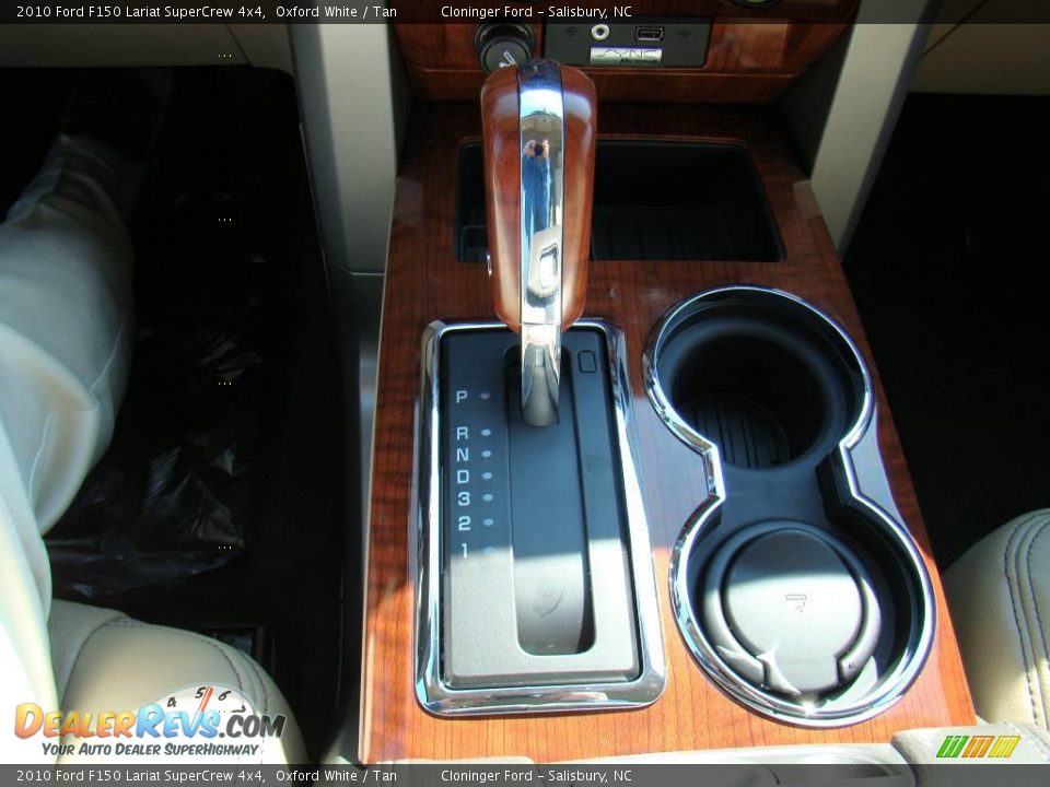 2010 Ford F150 Lariat SuperCrew 4x4 Oxford White / Tan Photo #25