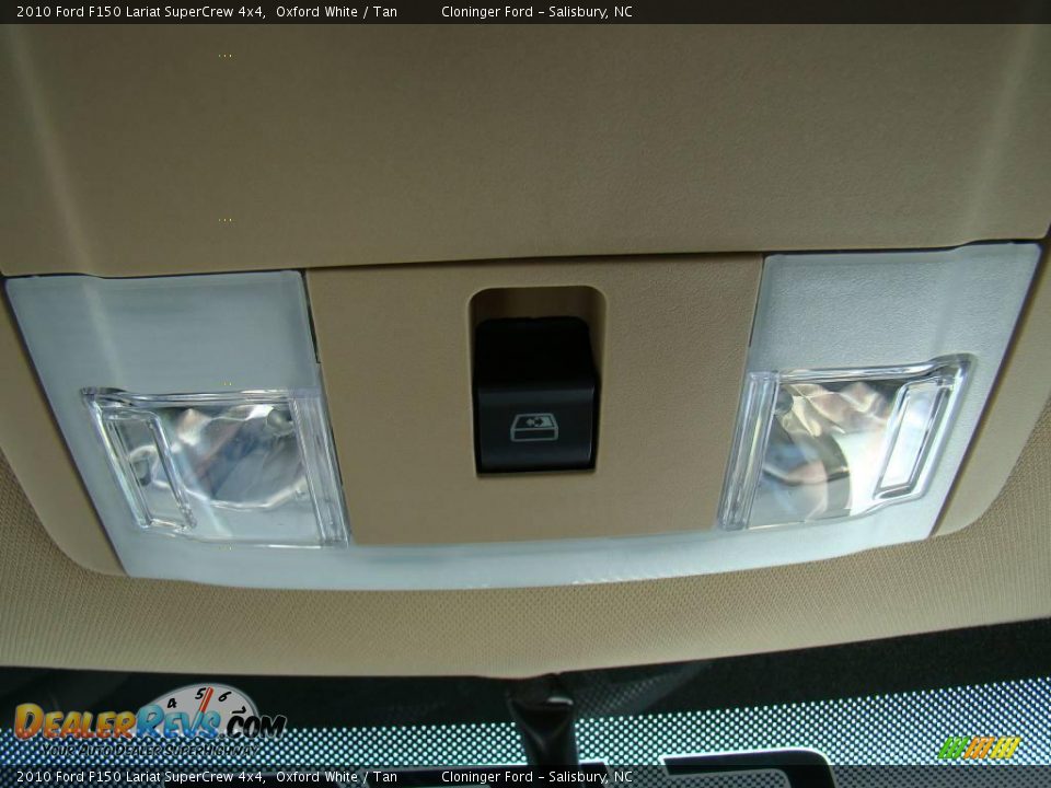 2010 Ford F150 Lariat SuperCrew 4x4 Oxford White / Tan Photo #28