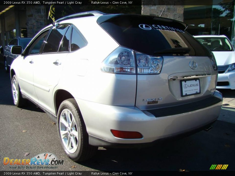 2009 Lexus RX 350 AWD Tungsten Pearl / Light Gray Photo #4