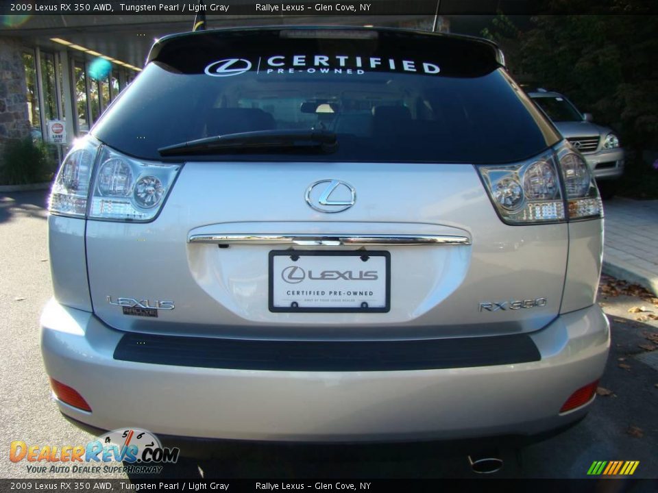 2009 Lexus RX 350 AWD Tungsten Pearl / Light Gray Photo #5