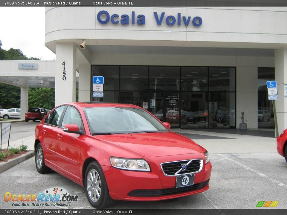 2009 Volvo S40 2.4i Passion Red / Quartz Photo #1