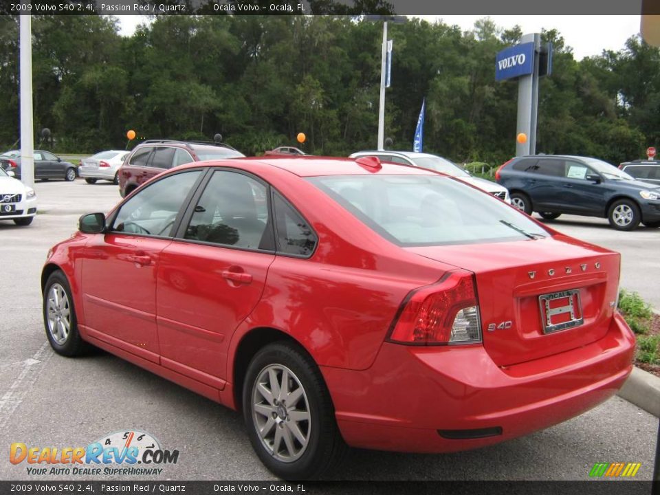 2009 Volvo S40 2.4i Passion Red / Quartz Photo #5