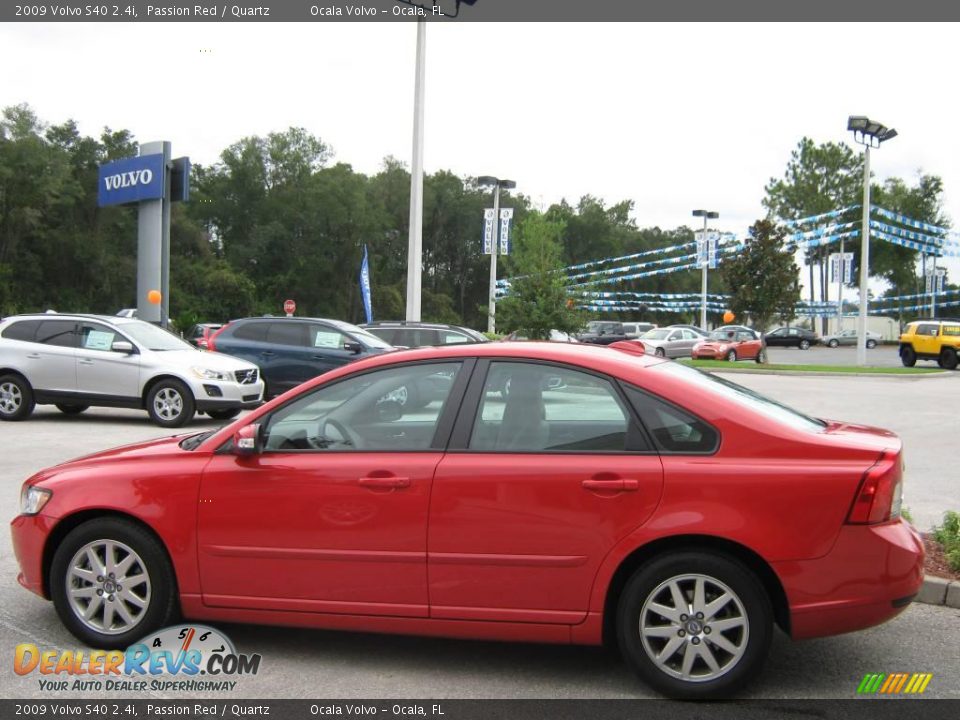 2009 Volvo S40 2.4i Passion Red / Quartz Photo #6
