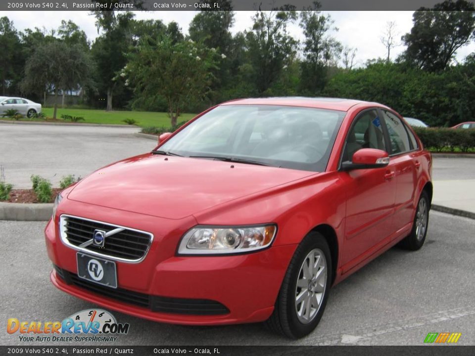 2009 Volvo S40 2.4i Passion Red / Quartz Photo #7