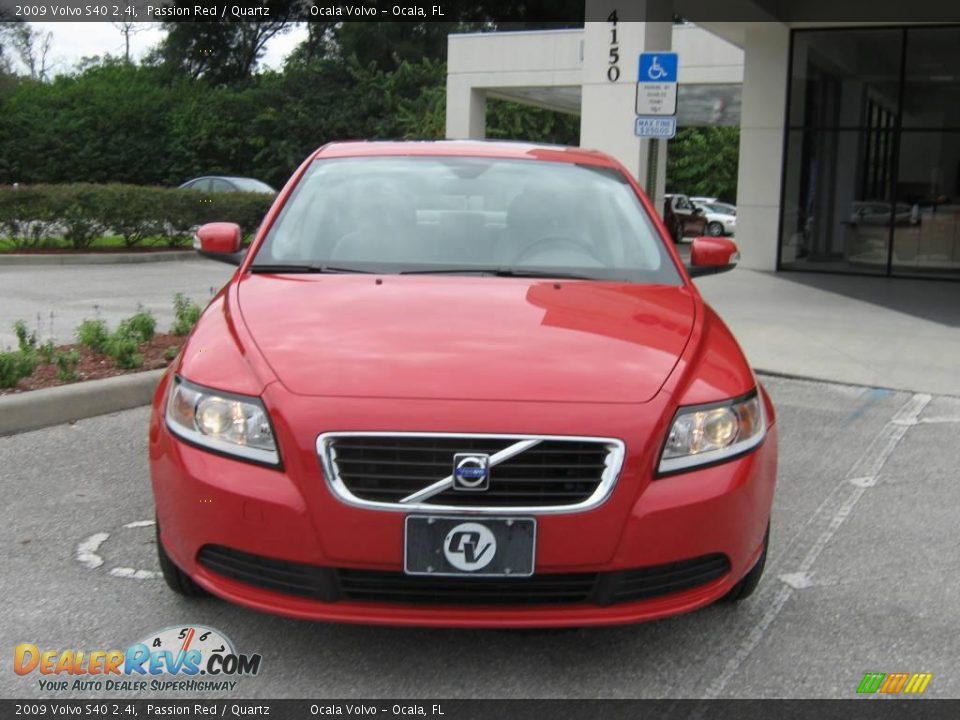 2009 Volvo S40 2.4i Passion Red / Quartz Photo #8