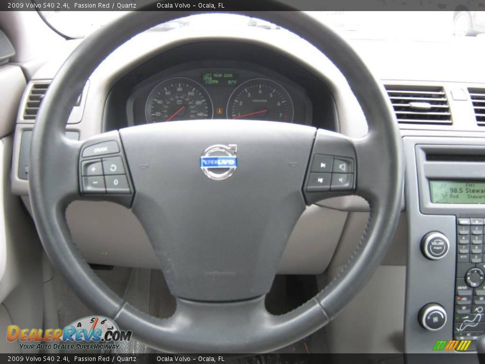 2009 Volvo S40 2.4i Passion Red / Quartz Photo #22
