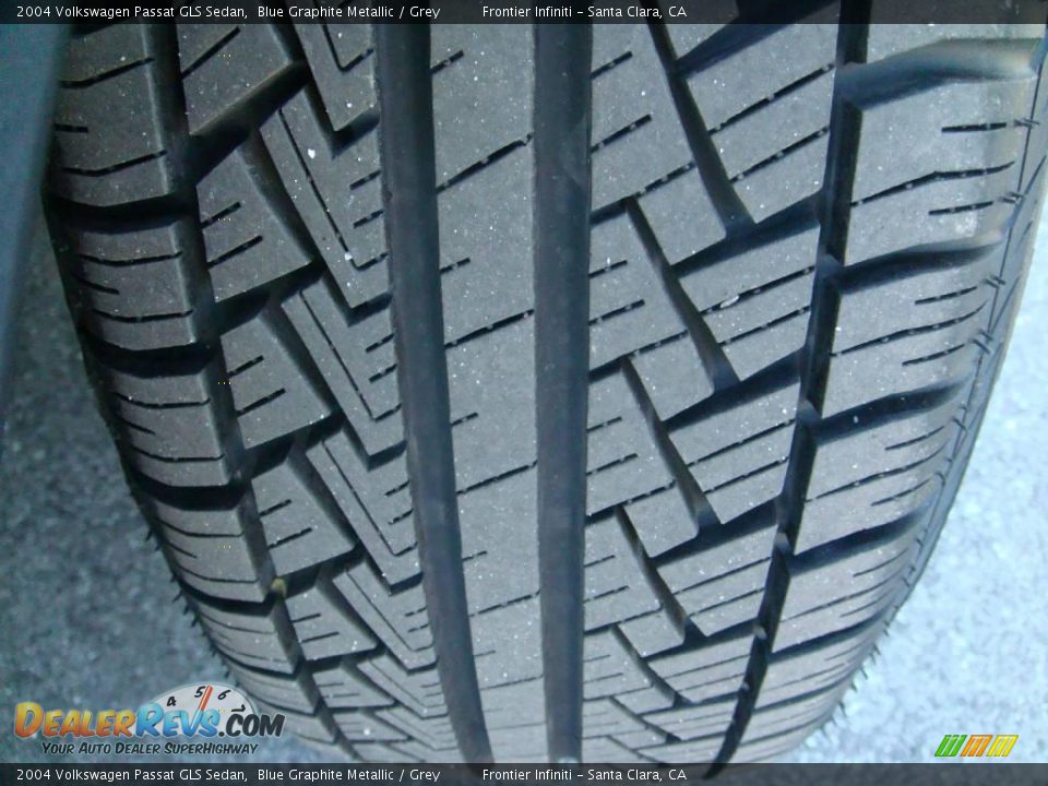 2004 Volkswagen Passat GLS Sedan Blue Graphite Metallic / Grey Photo #27
