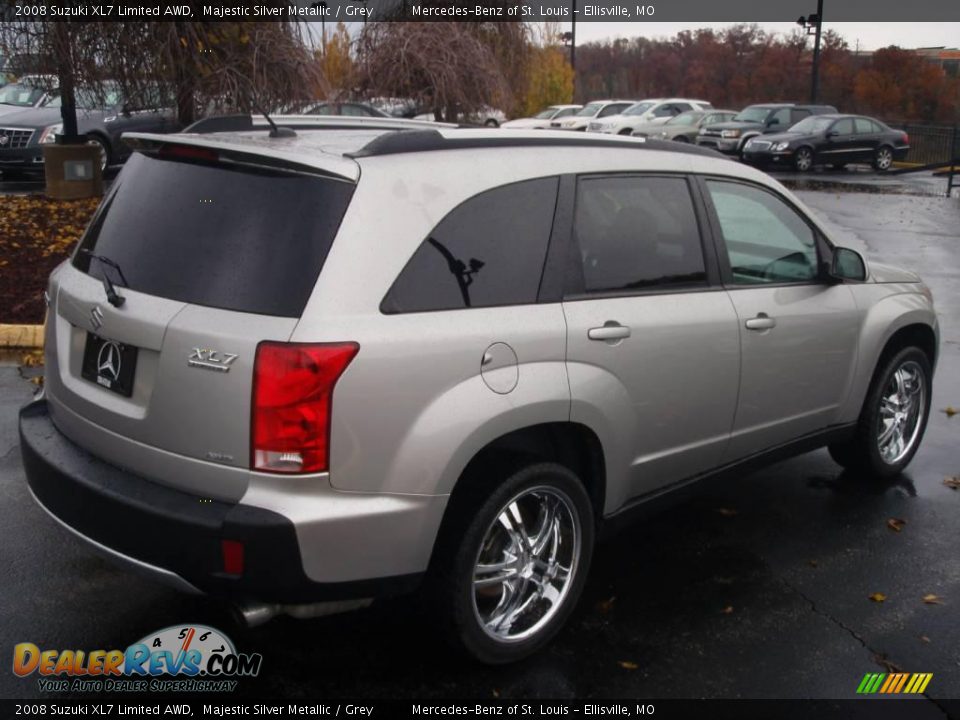 2008 Suzuki XL7 Limited AWD Majestic Silver Metallic / Grey Photo #6